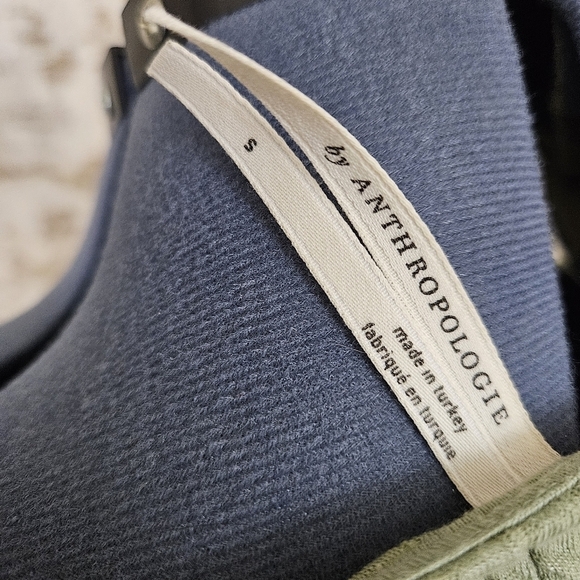 Anthropologie Sage Green Top Sweater Blouson Knit Anthro Balloon Small S - Picture 8 of 11